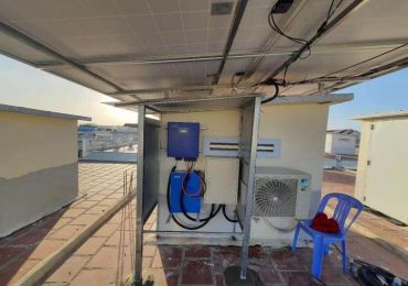 カンボジアにおける5kVA太陽光発電オフグリッドシステムプロジェクト