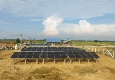 ミャンマーの30kW太陽光ポンプシステム